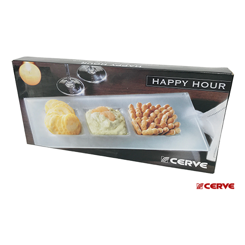 16380 HAPPY HOUR RECT. PLATE X3
