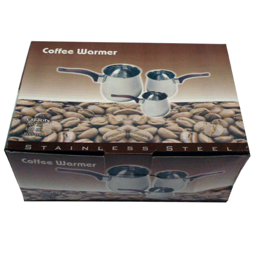 3PCS COFFEE WARMER S/S G/BOX