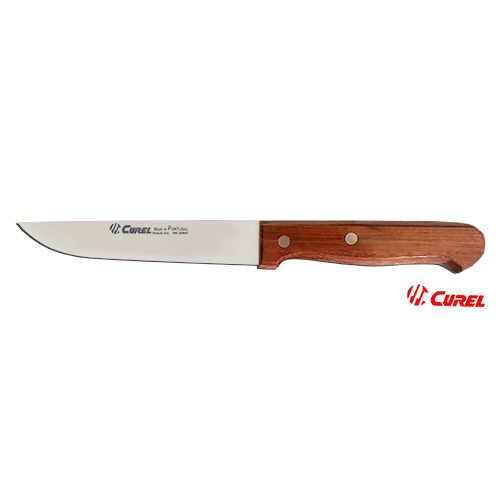 00313 KNIFE WOODEN HANDLE